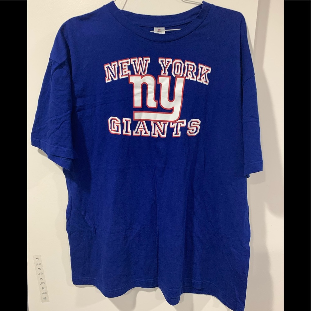 NFL Team Apparel Sleepwear NY Giants Shirt Men XXL